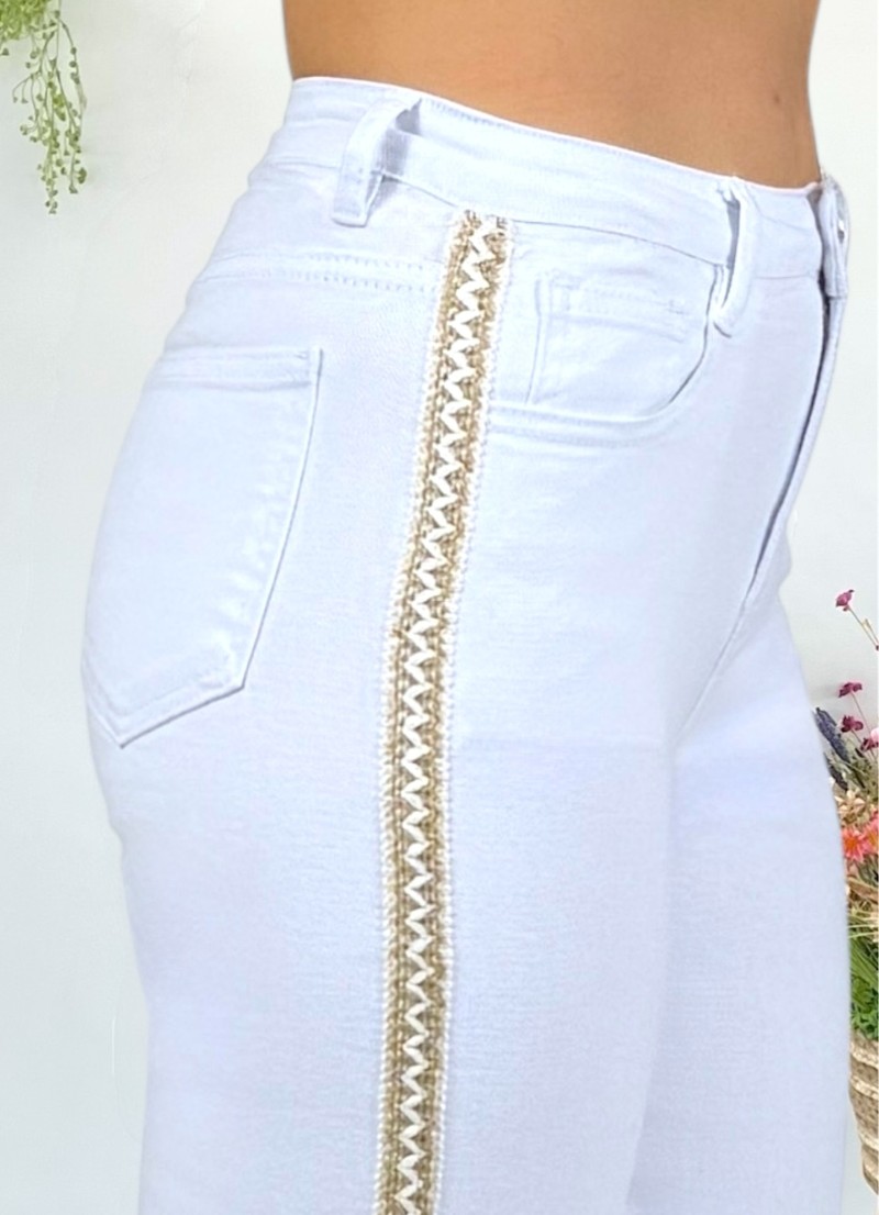 Pantalon Diletta blanco