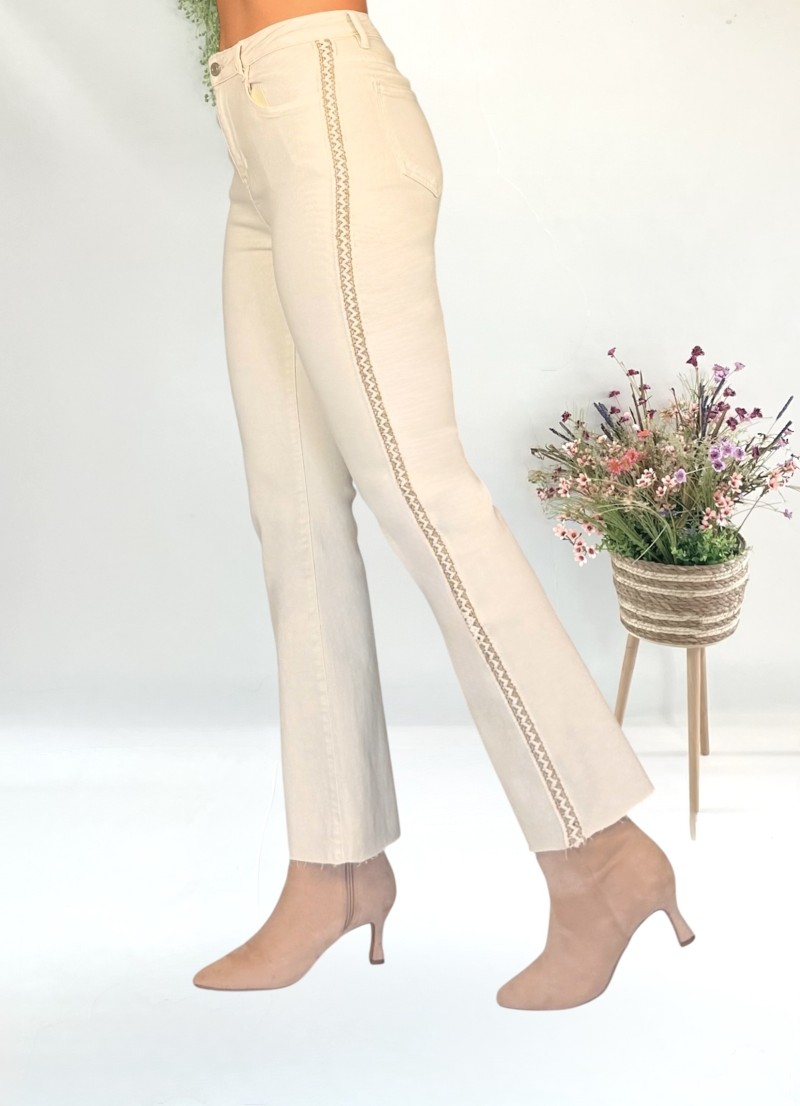 Pantalon Diletta beige