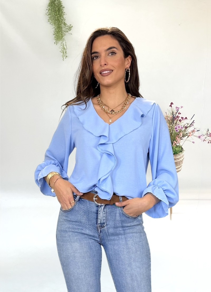 Blusa Brita azul