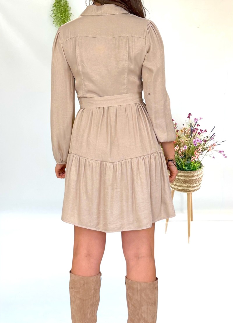 Vestido Frida beige