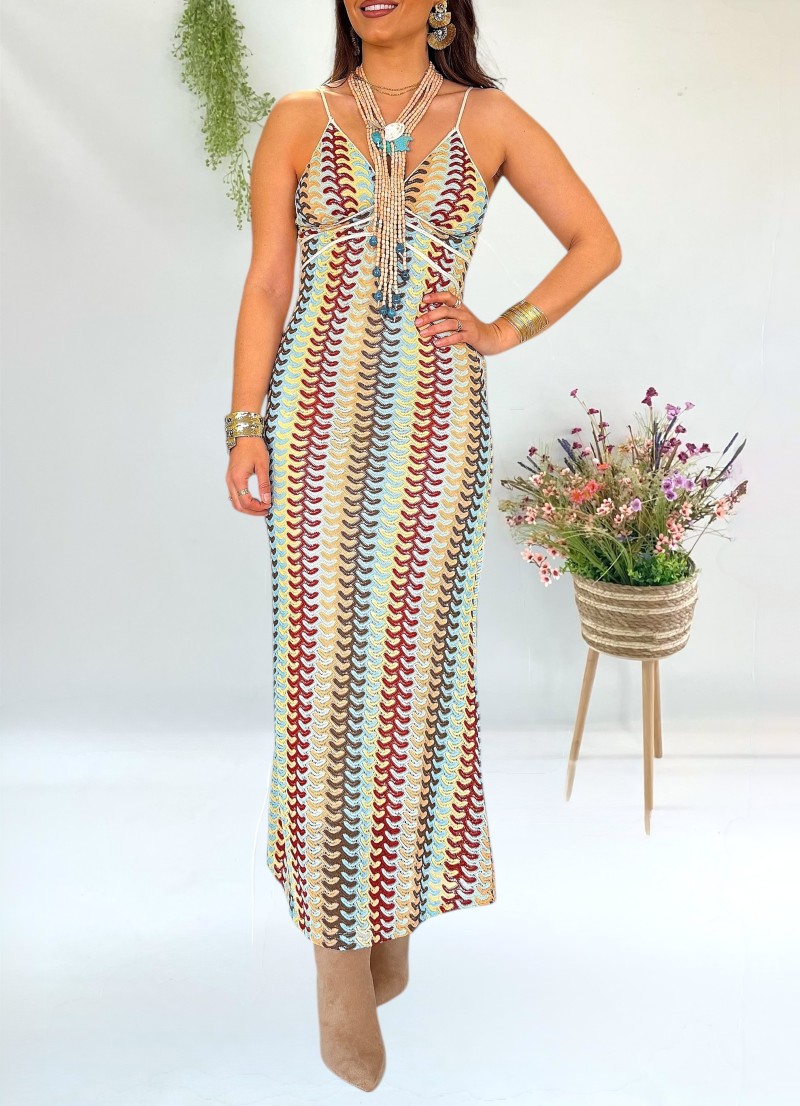 Vestido Siren multicolor