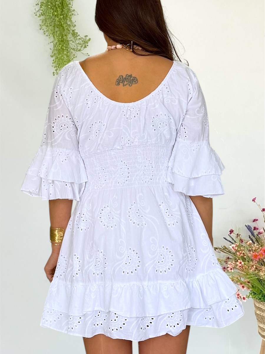 Vestido Arena blanca