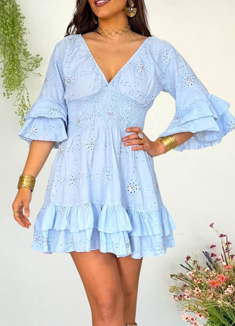 Vestido Kinari azul