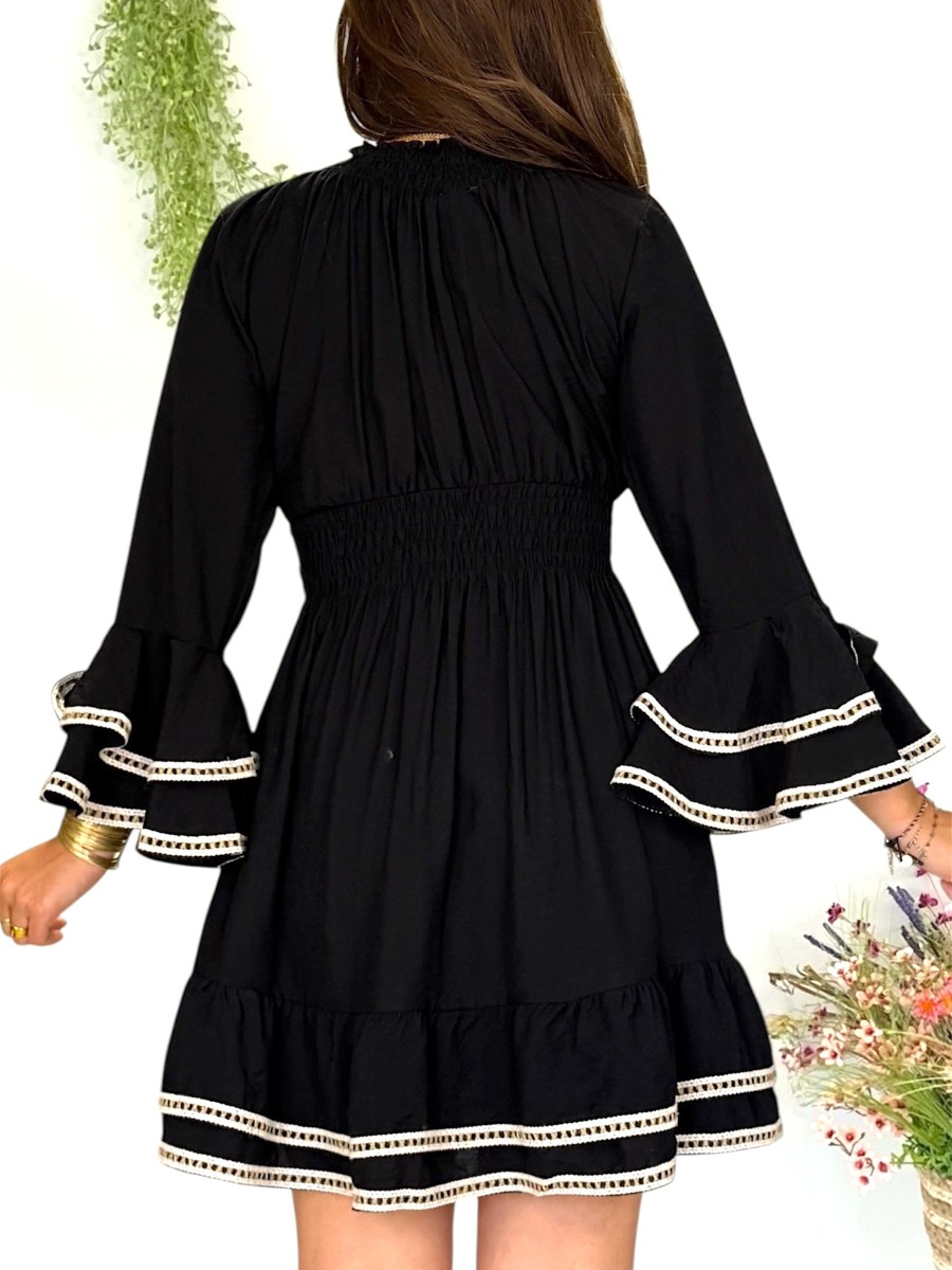 Vestido Jade negro Trilce