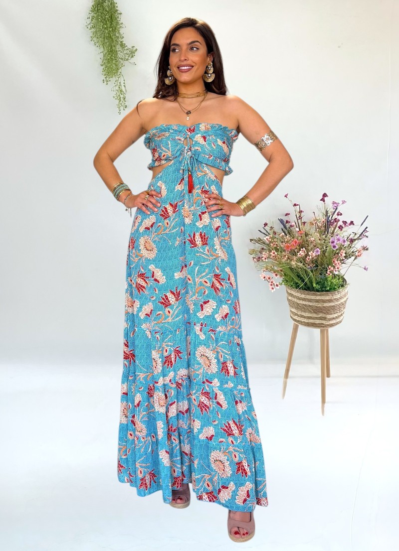 Vestido trikini Sun azul