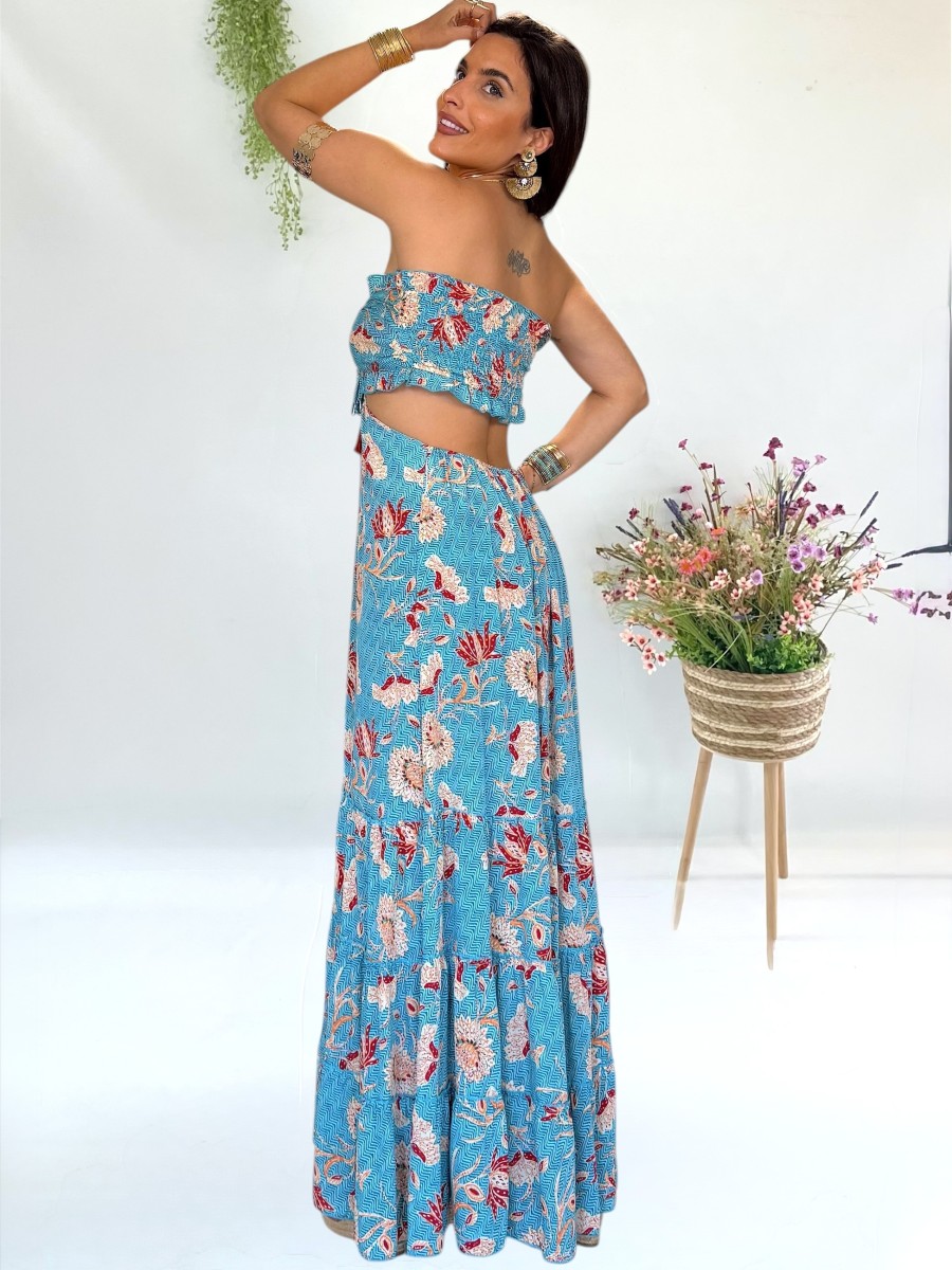 Vestido trikini Sun azul