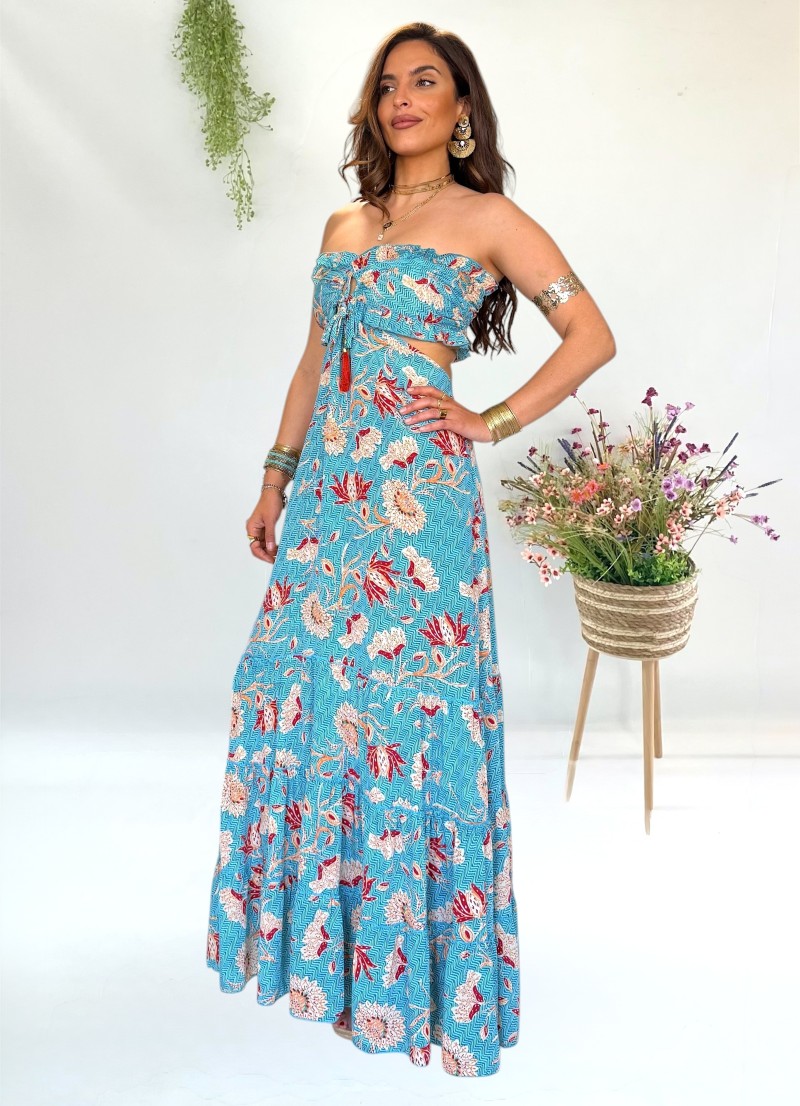 Vestido trikini Sun azul