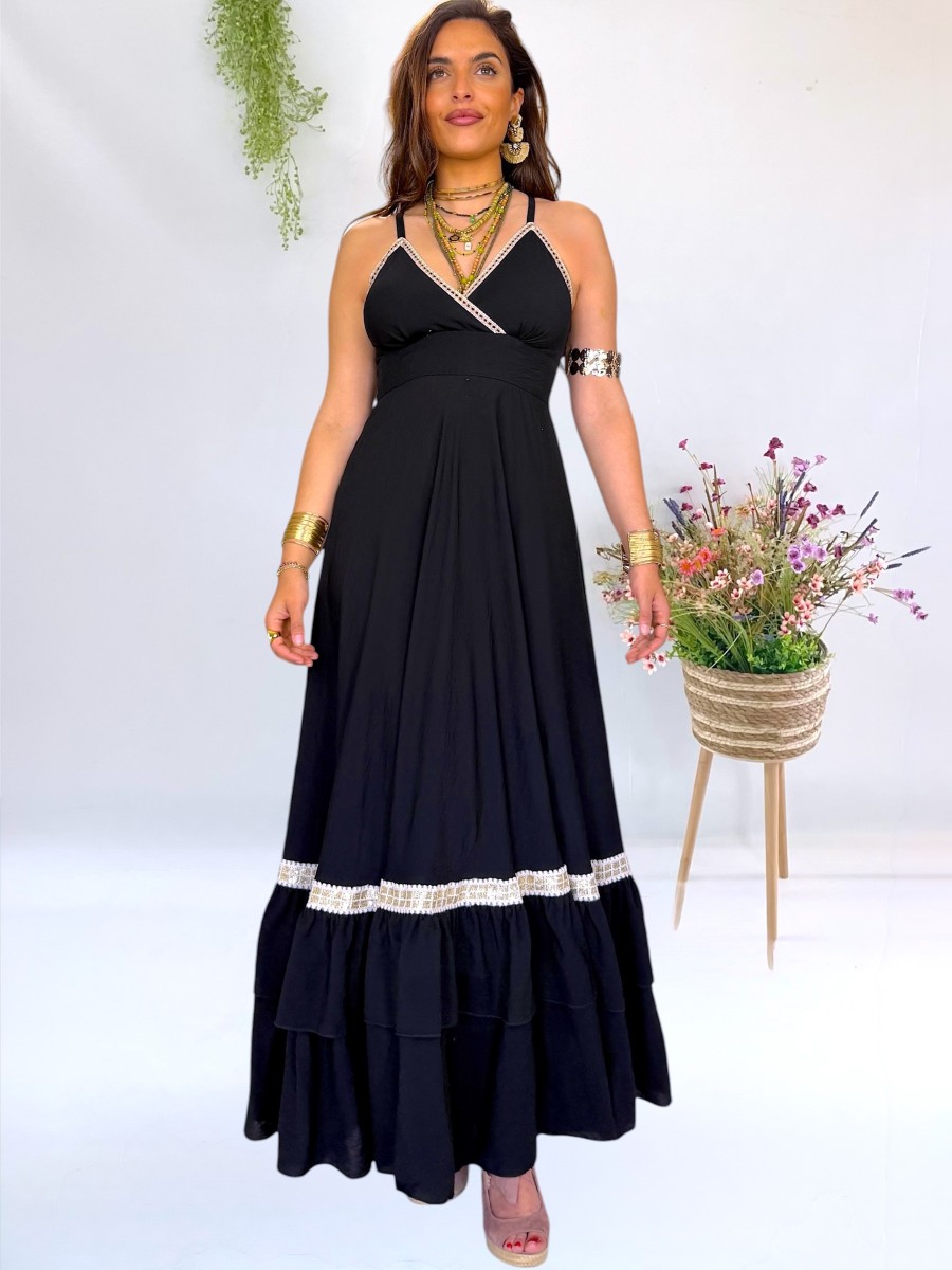 Vestido Elise negro Trilce