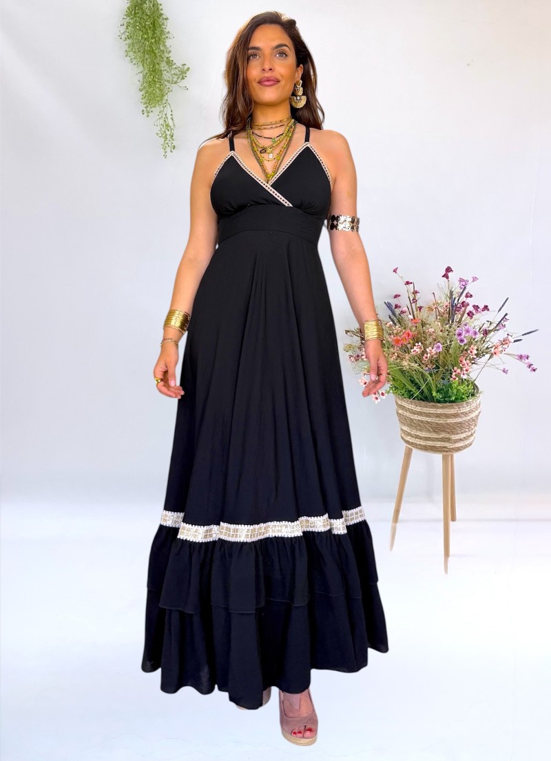 Vestido Elise negro Trilce