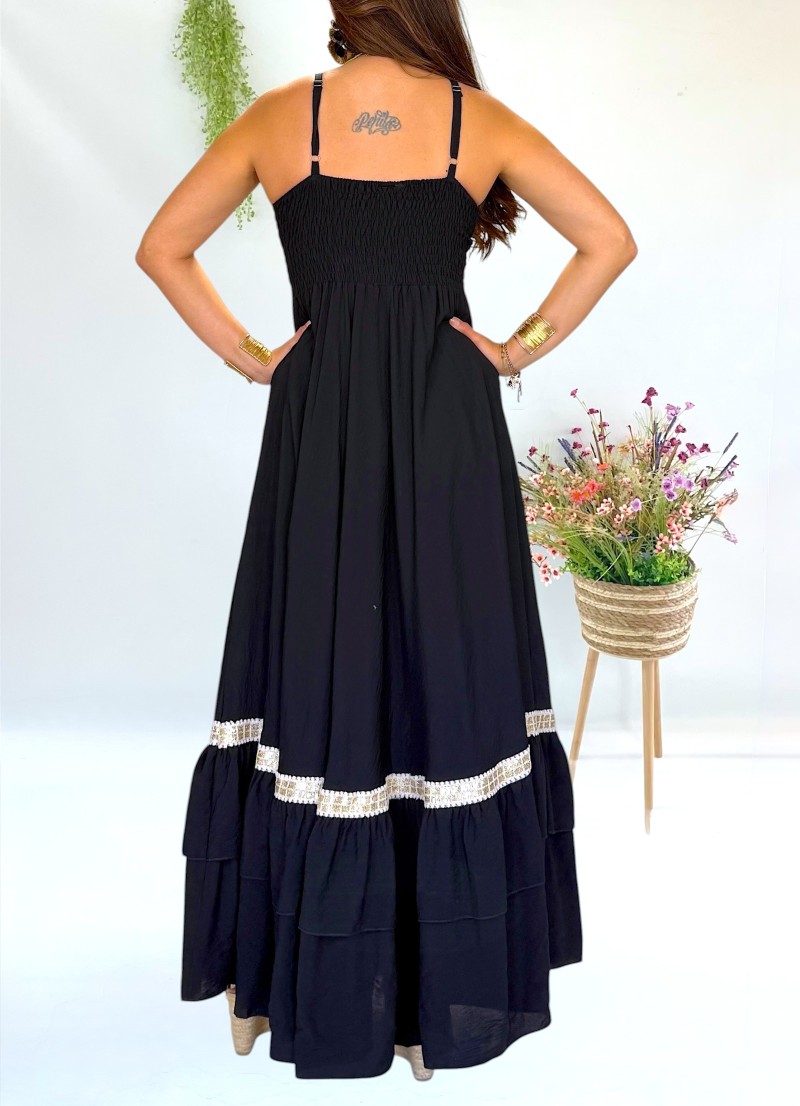 Vestido Elise negro Trilce