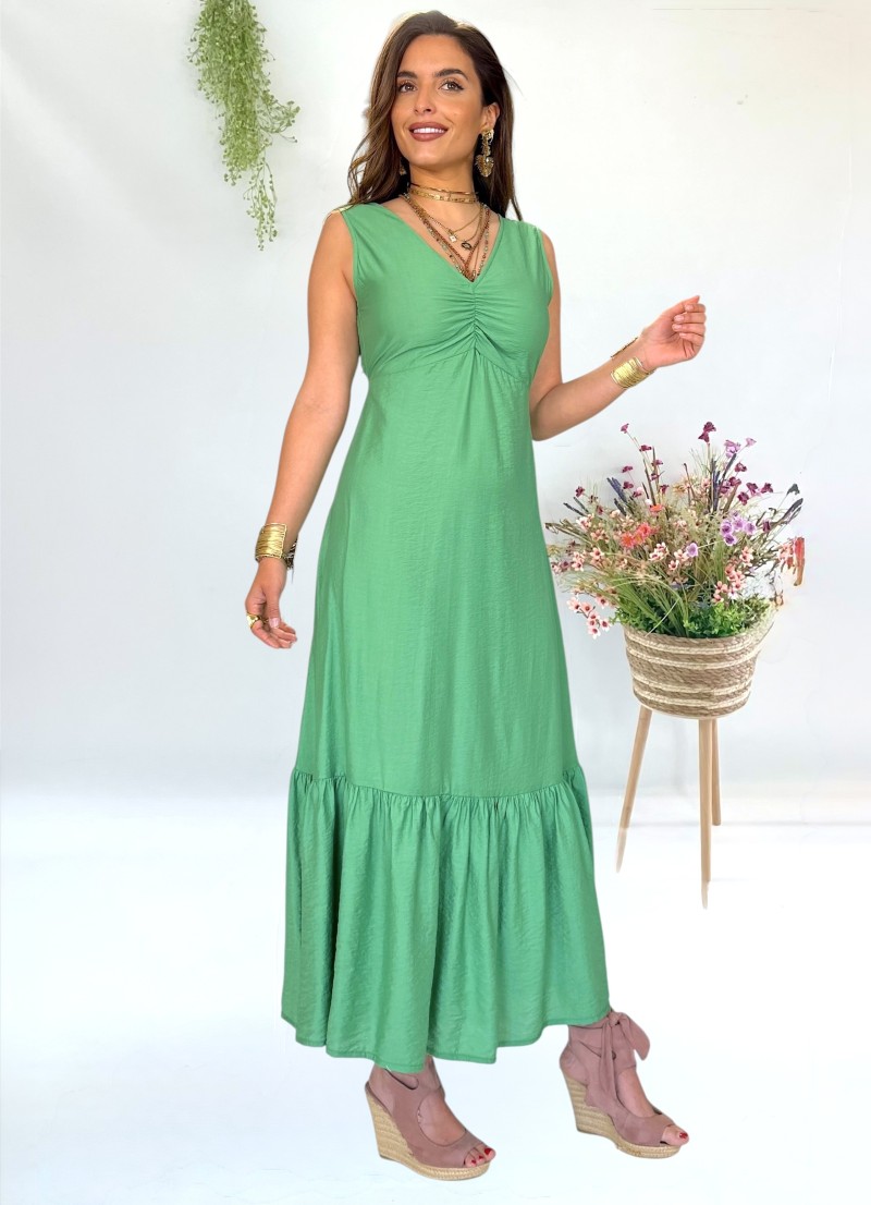 Vestido Alice verde Trilce