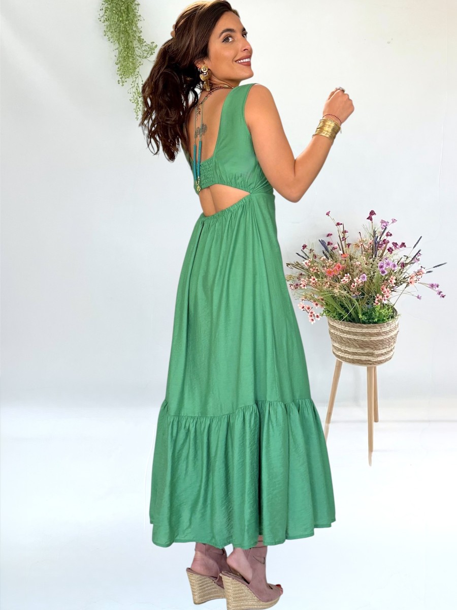 Vestido Alice verde Trilce