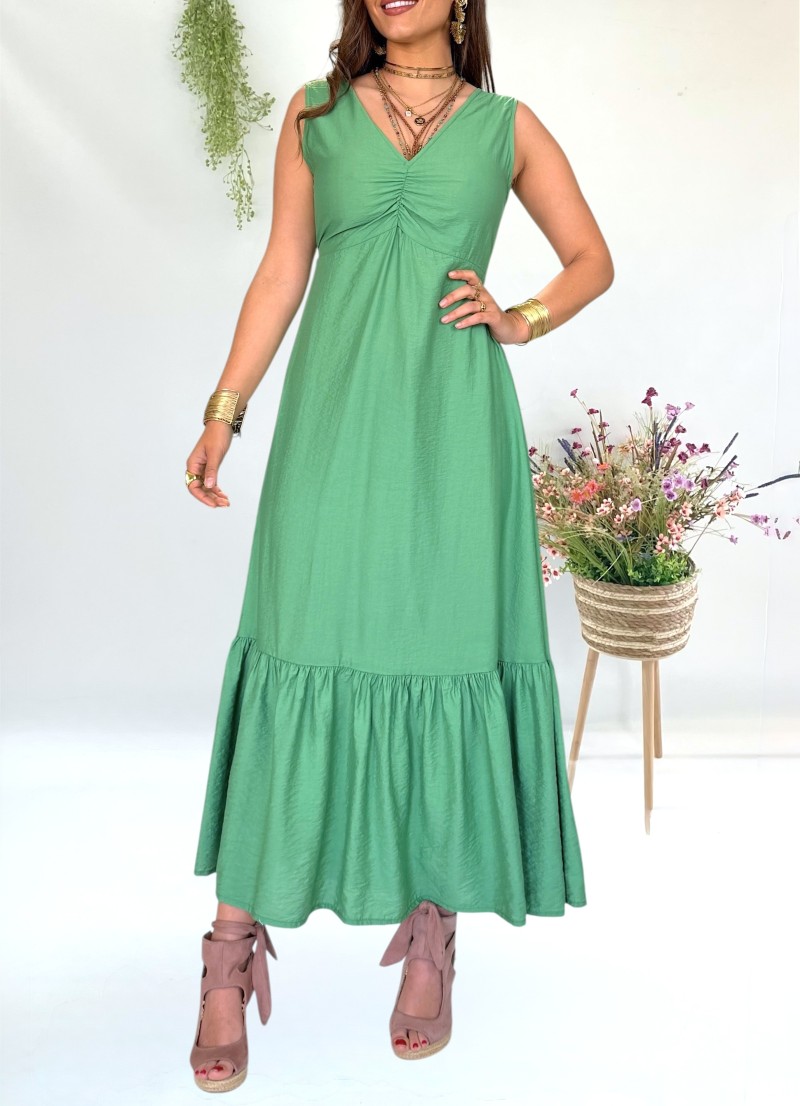Vestido Alice verde Trilce