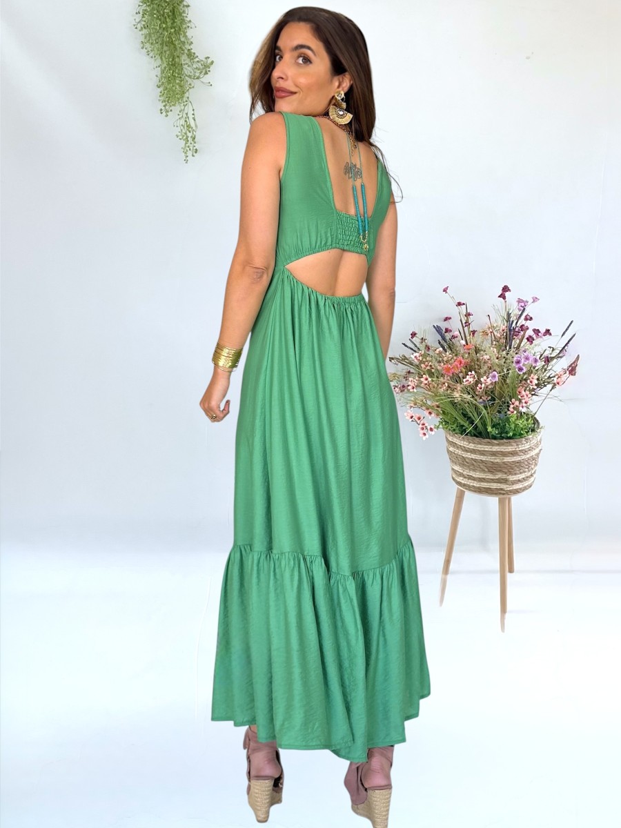 Vestido Alice verde Trilce