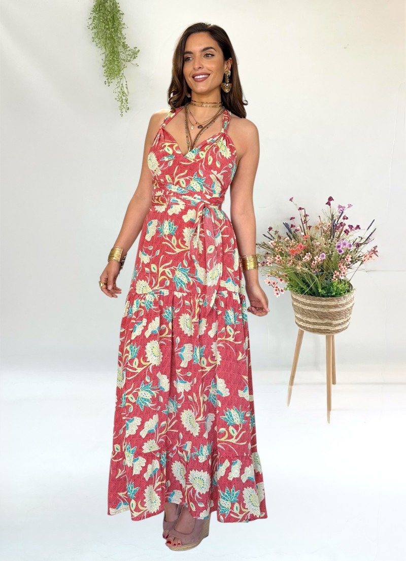 Vestido Naomi coral