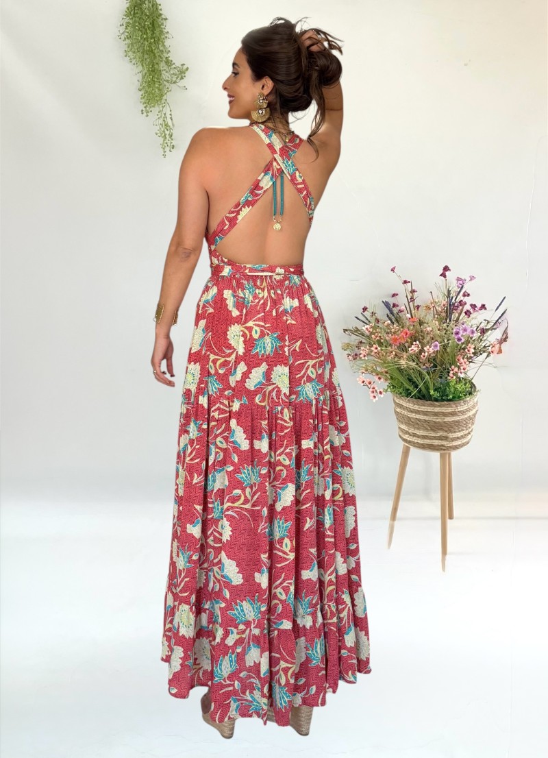 Vestido Naomi coral