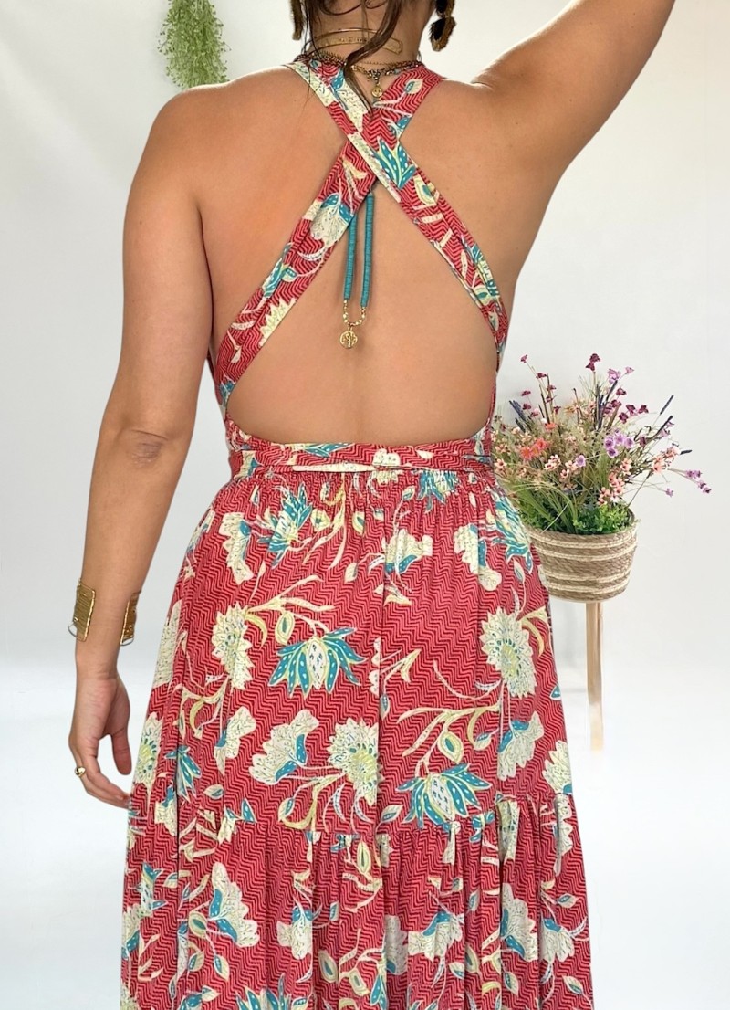 Vestido Naomi coral