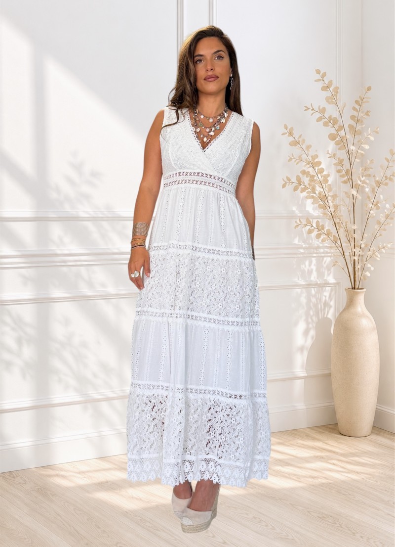 Vestido Marea blanca