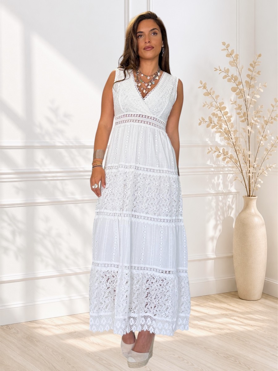 Vestido Marea blanca
