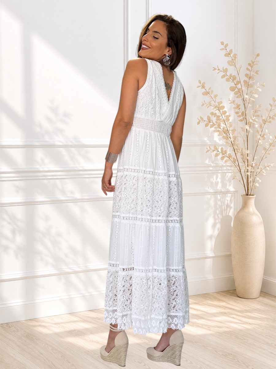 Vestido Marea blanca
