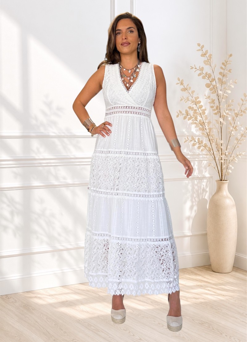 Vestido Marea blanca