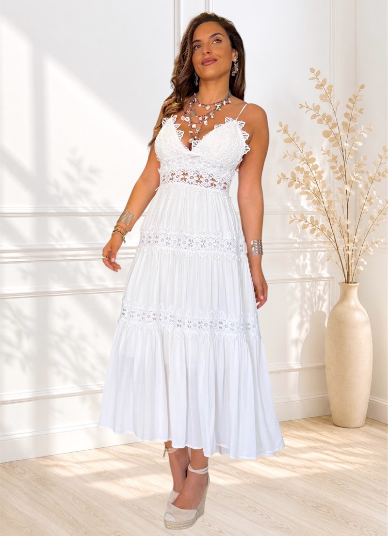 Vestido Olivia blanco