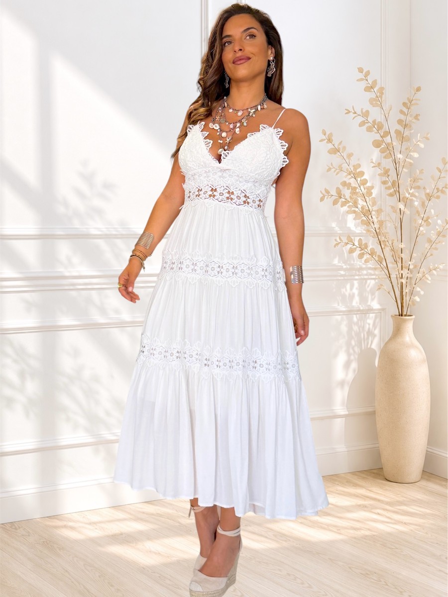 Vestido Olivia blanco