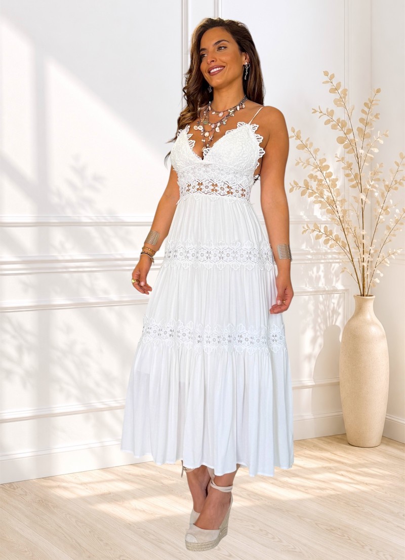 Vestido Olivia blanco