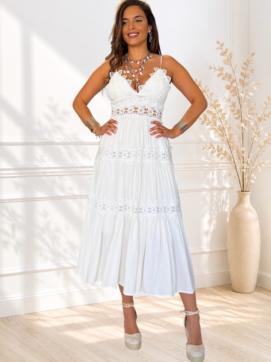 Vestido Olivia blanco