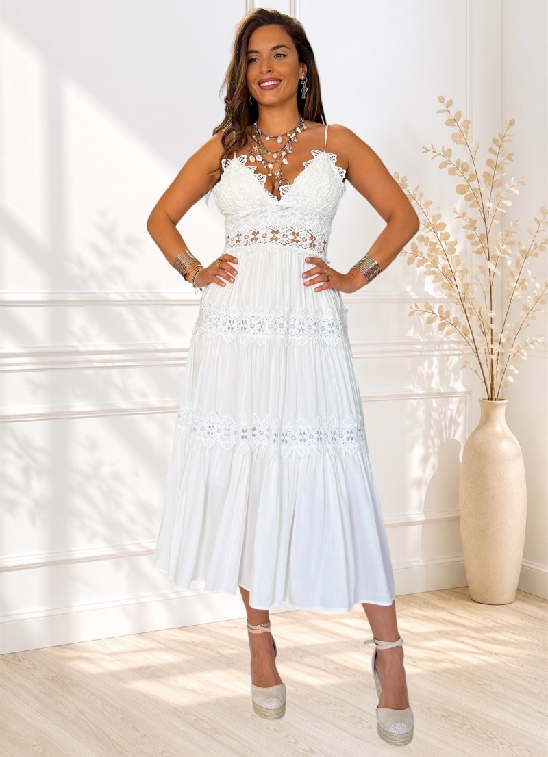 Vestido Olivia blanco