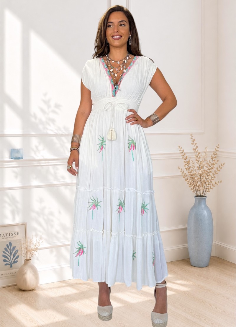 Vestido bordado Teide