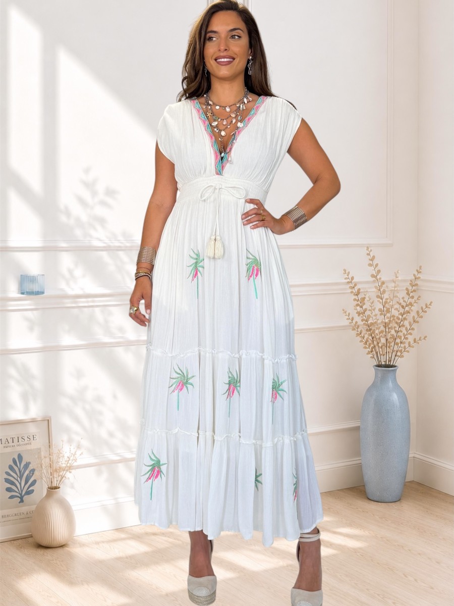 Vestido bordado Teide