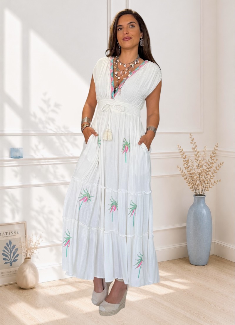 Vestido bordado Teide