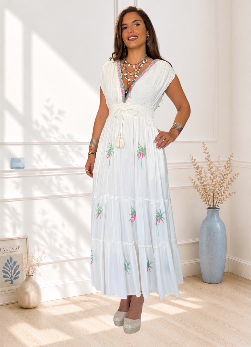 Vestido bordado Teide