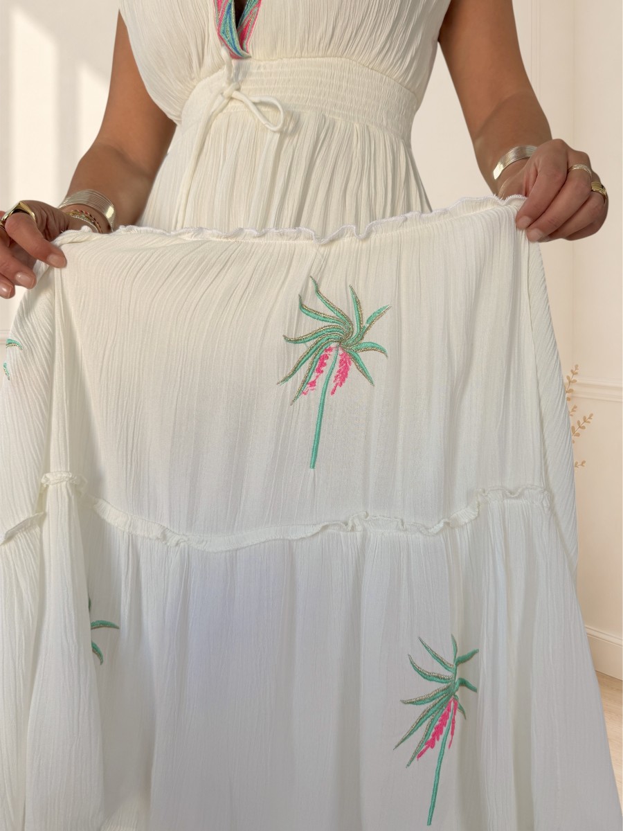 Vestido bordado Teide