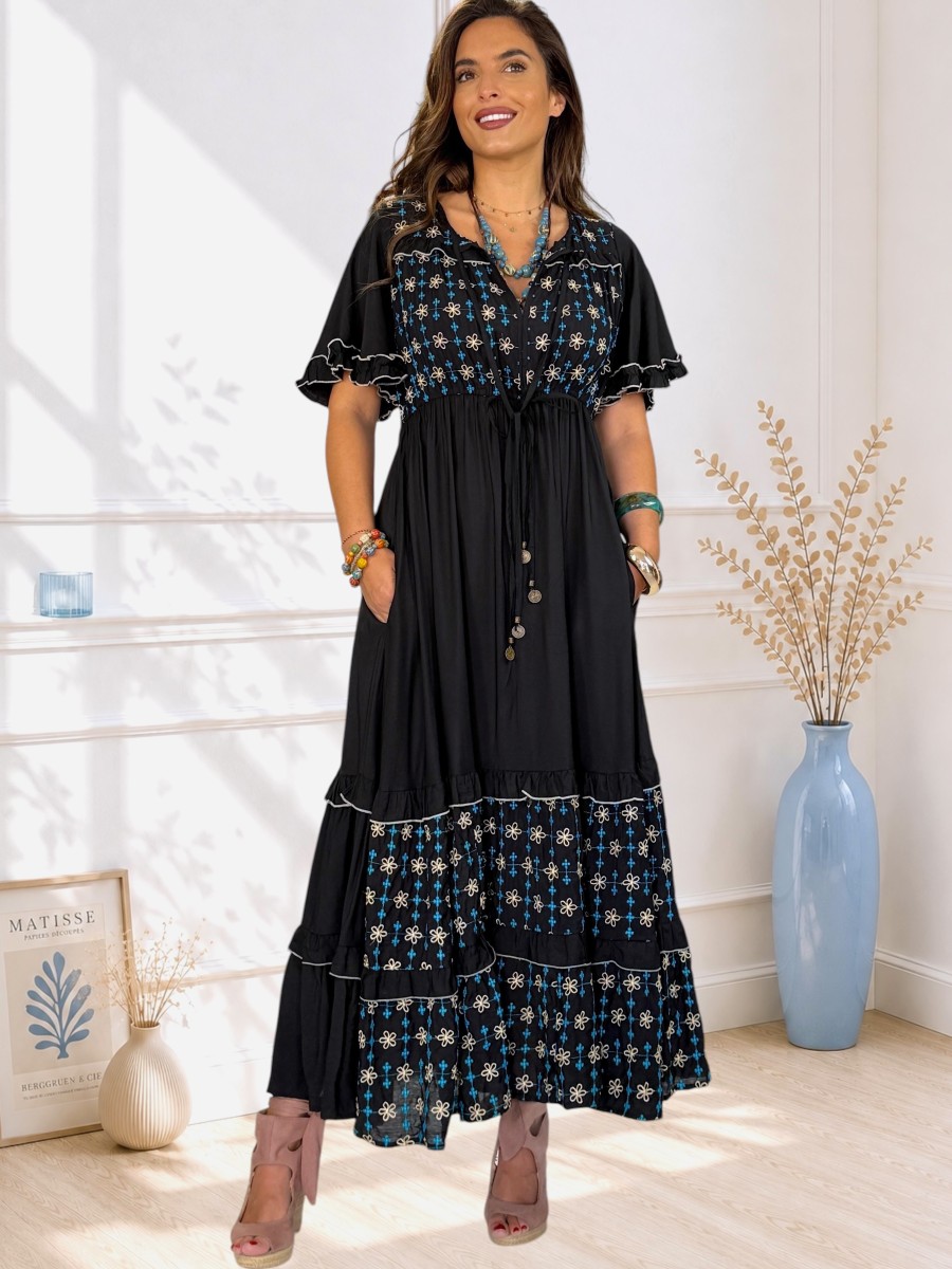 Vestido bordado Clara