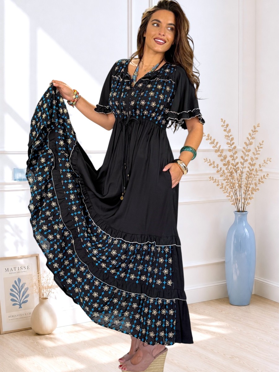 Vestido bordado Clara