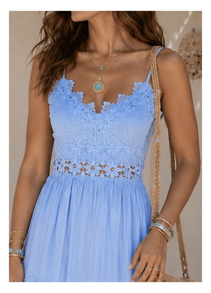 Vestido Olivia celeste