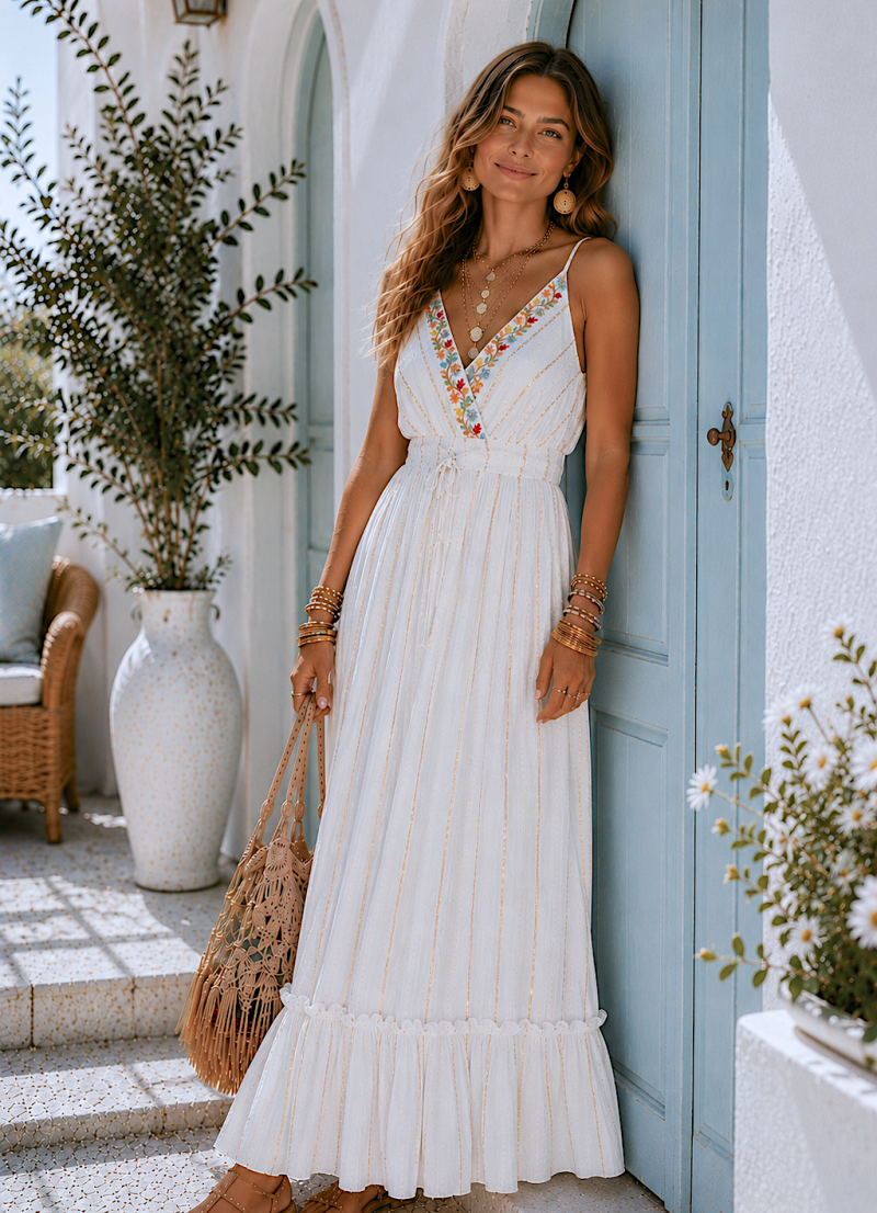 Vestido Cintia blanco