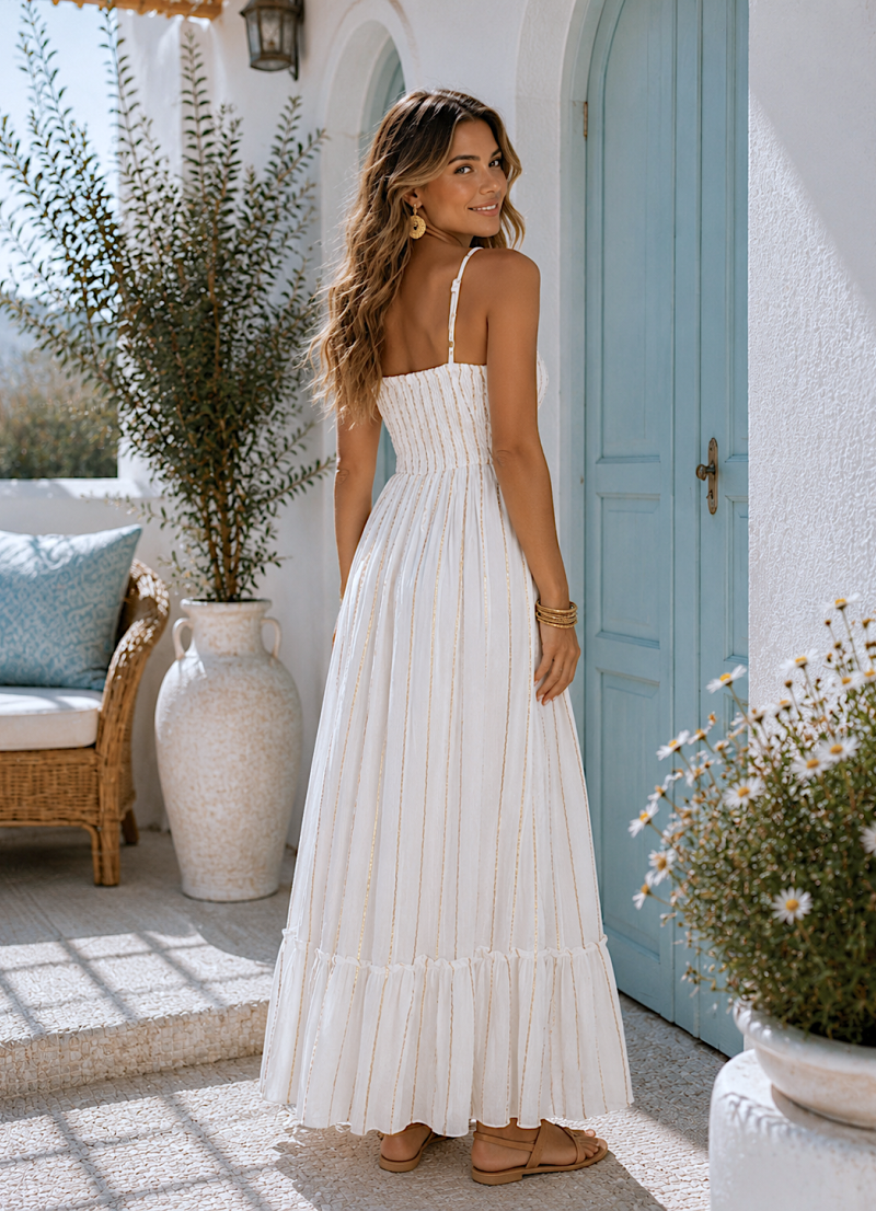 Vestido Cintia blanco