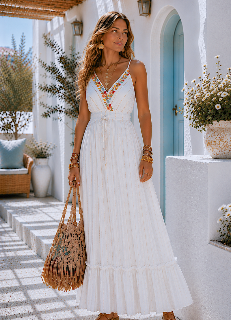Vestido Cintia blanco