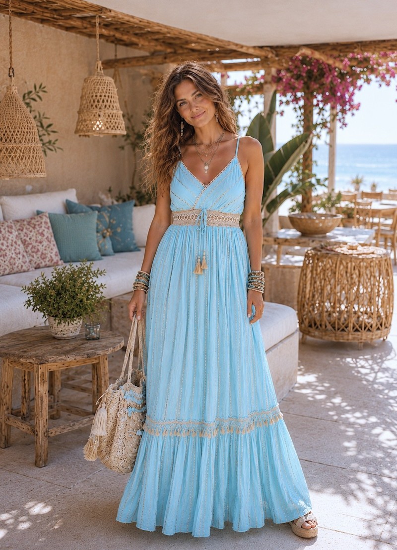 Vestido Freda azul