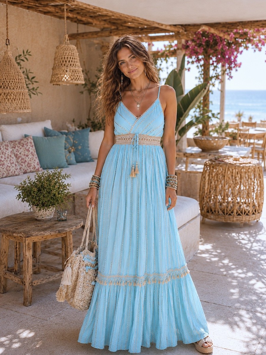 Vestido Freda azul
