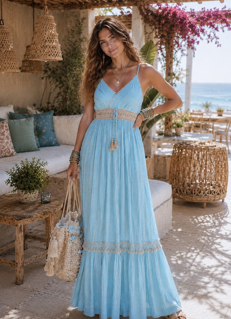 Vestido Freda azul