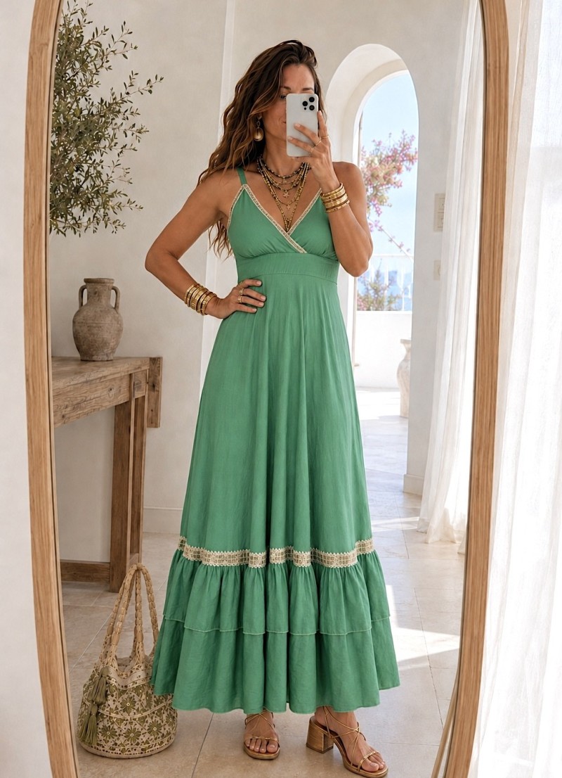 Vestido Martina verde