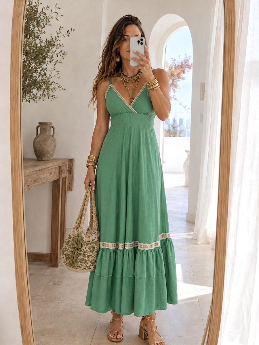 Vestido Martina verde