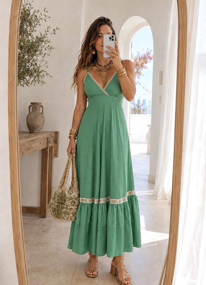 Vestido Martina verde