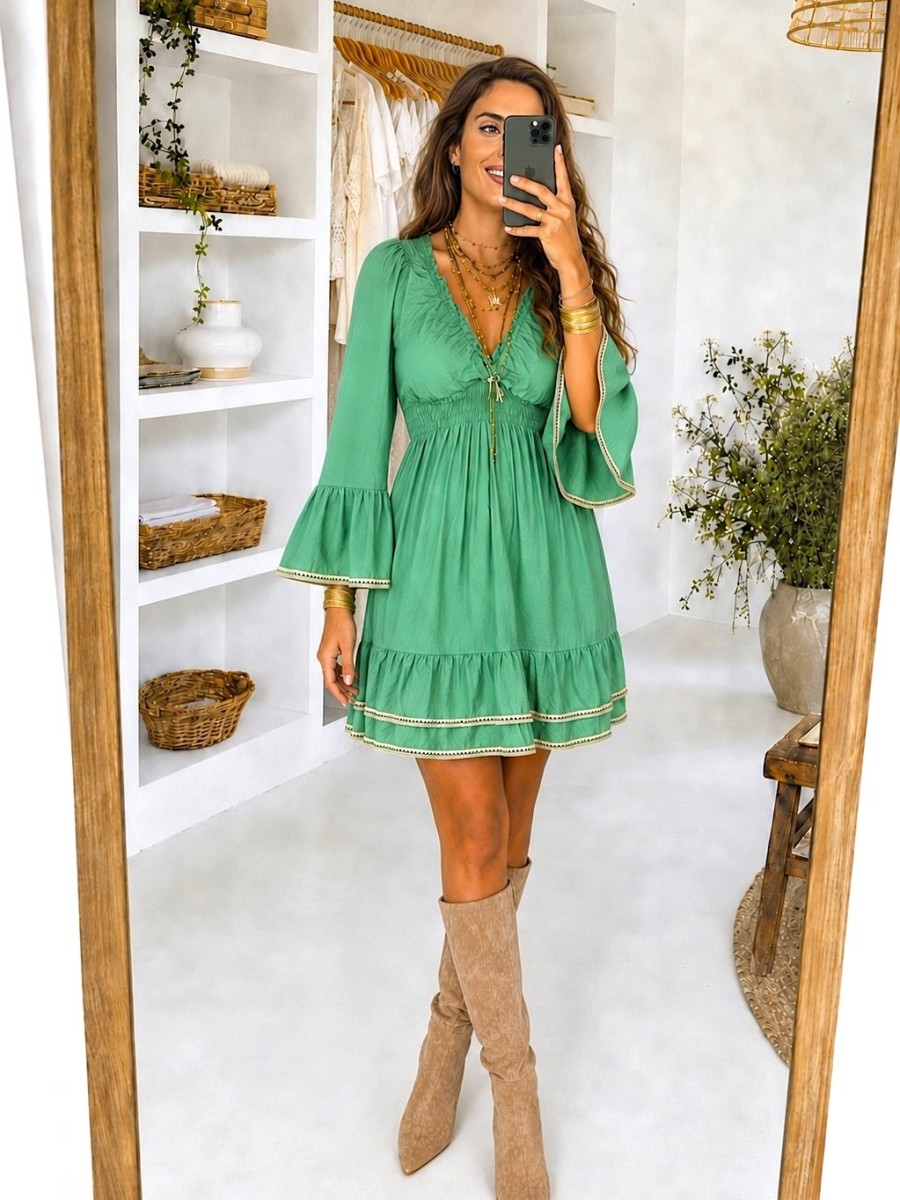 Vestido Odet verde