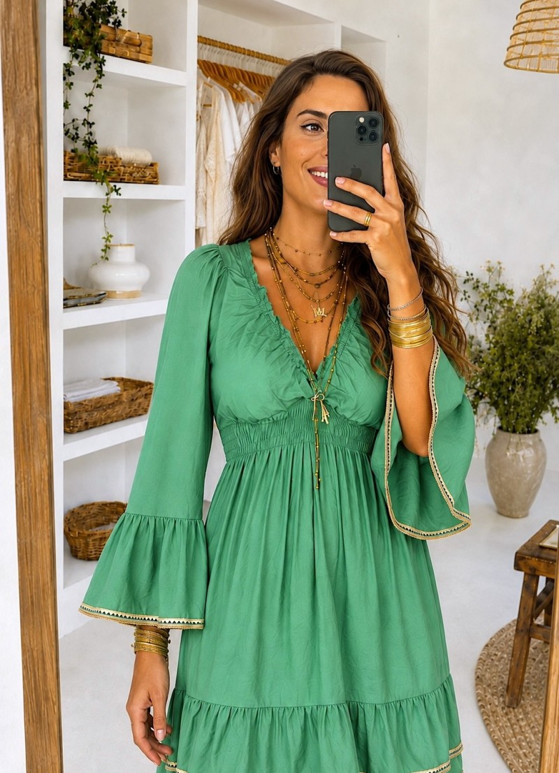 Vestido Odet verde