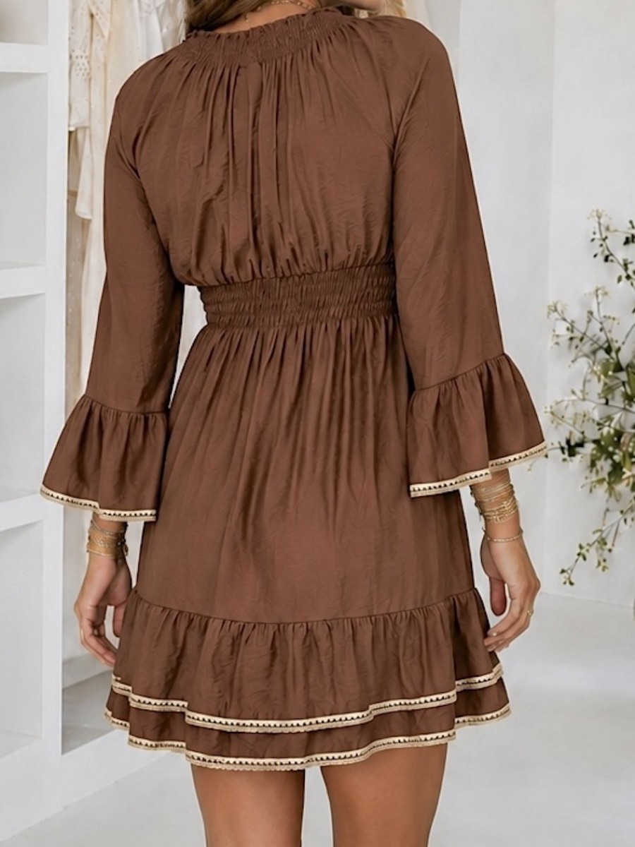 Vestido Odet marrón